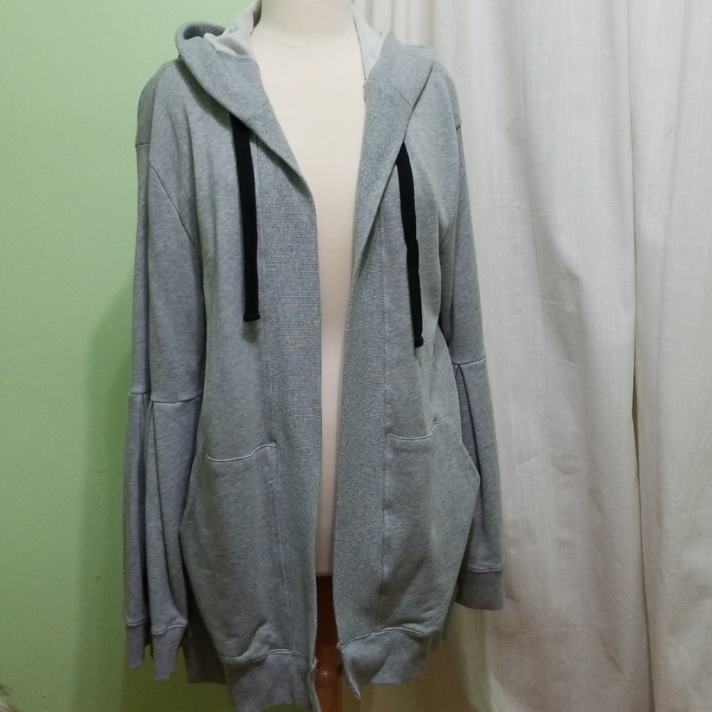 Gray hoodie one size